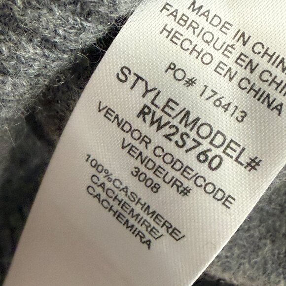 Splendid Caroline Cashmere Sweater (Light Heather Grey/XS) - Picture 3 of 4